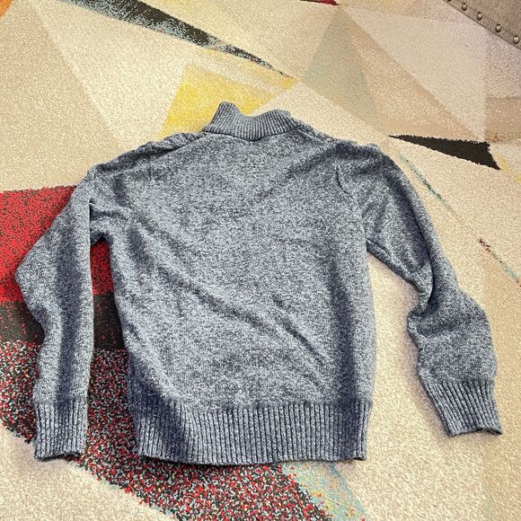 Buffalo David Bitton Mens Blue Gray Weebery Slubbed Button Up Sweater Size Large - Picture 5 of 5